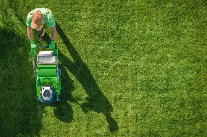 Can you mow wet grass Tracy, CA